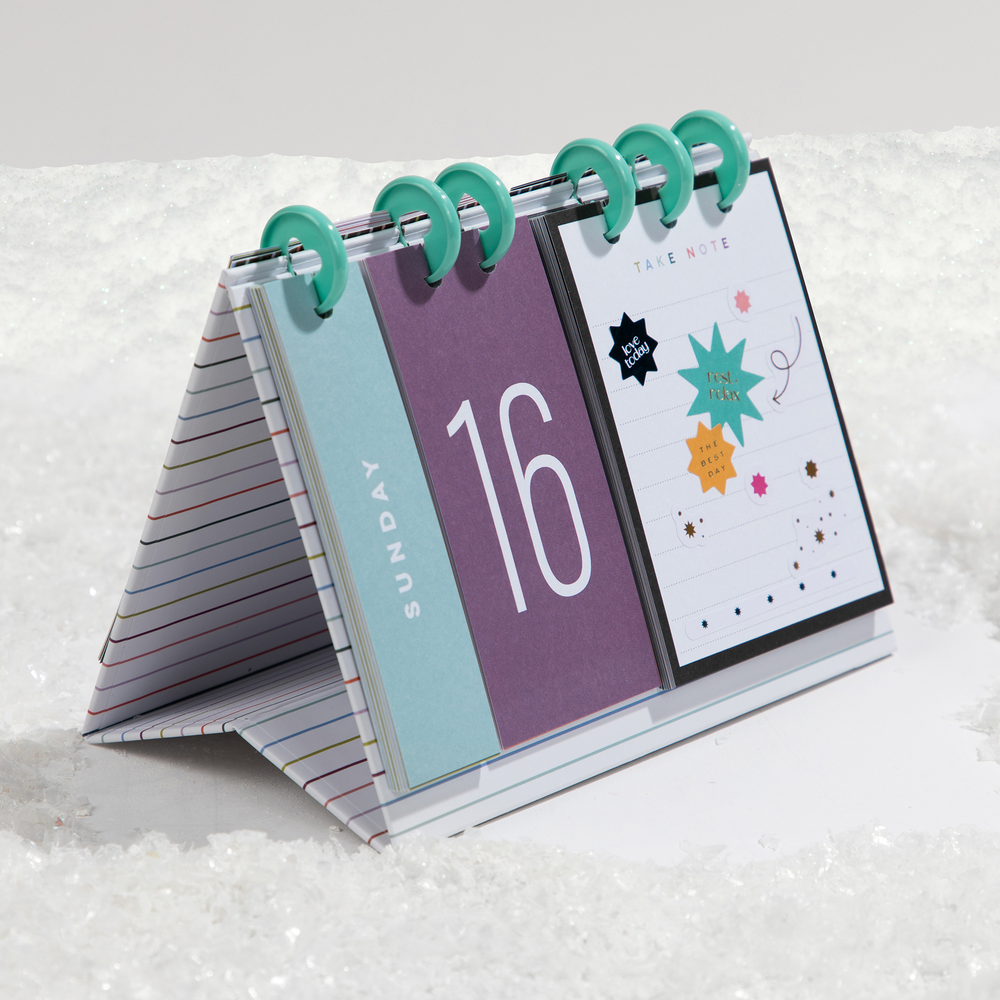 Disc Calender Plan Your Best Life - Disc Bound Standing Desk Calendar – Happy Planner