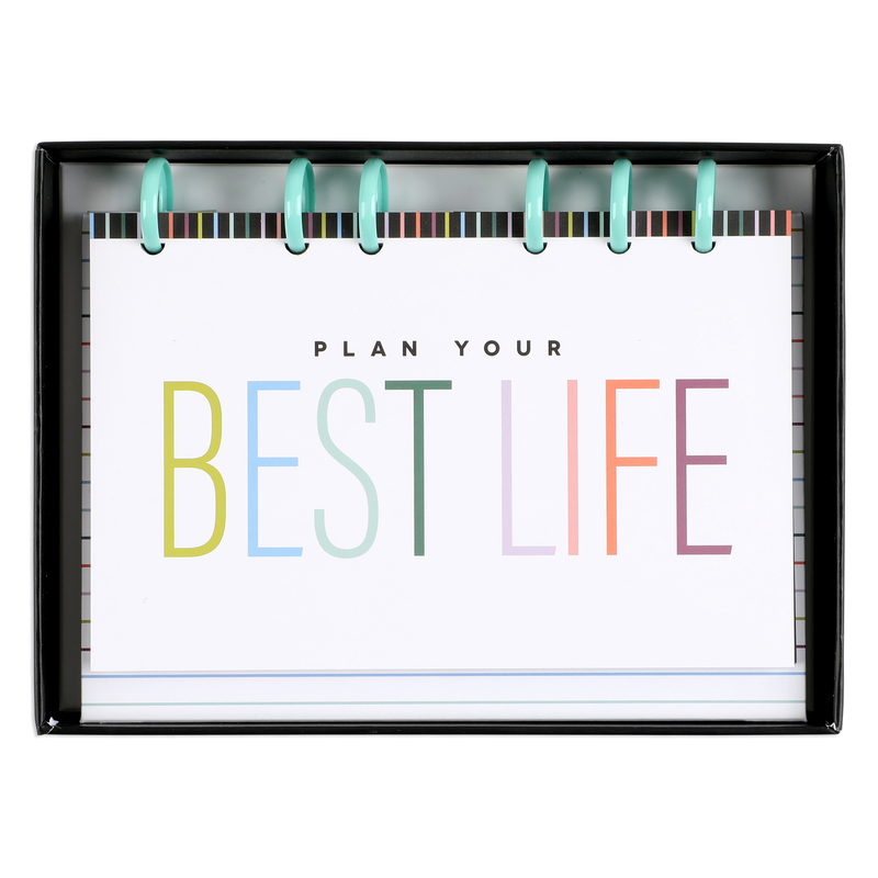 Plan Your Best Life - Disc Bound Standing Desk Calendar