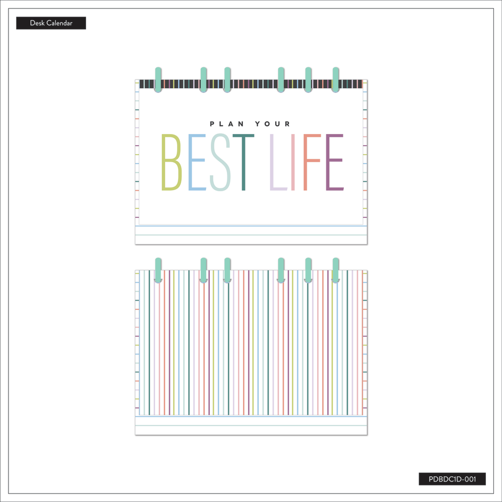 Disc Calender Plan Your Best Life - Disc Bound Standing Desk Calendar – Happy Planner
