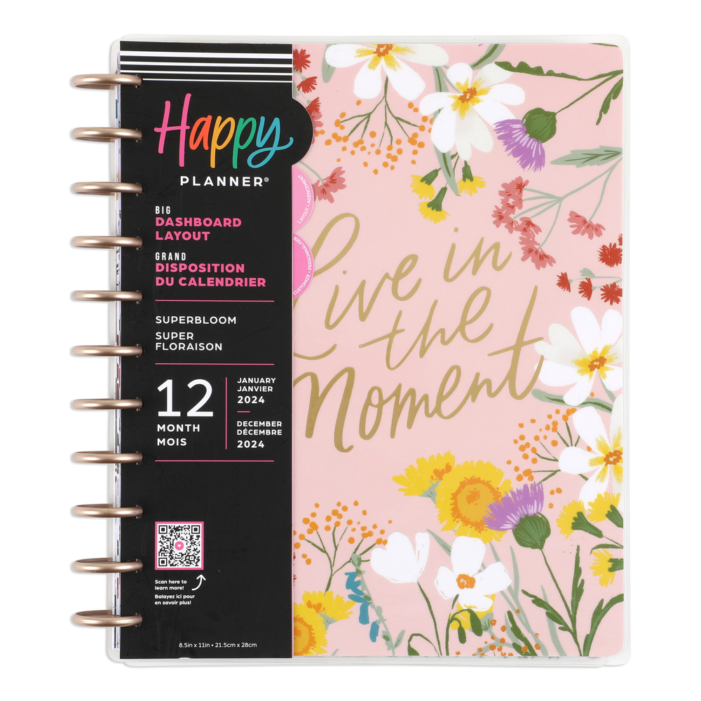 2024 Superbloom Happy Planner Big Dashboard Layout 12 Months The 2024 superbloom happy planner big dashboard layout 12 months the