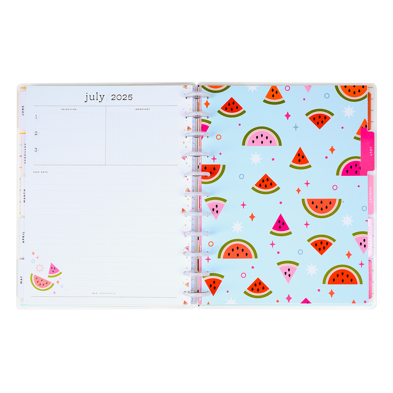 2025 Seasons of Joy Planner - Big Dashboard Layout - 12 Months