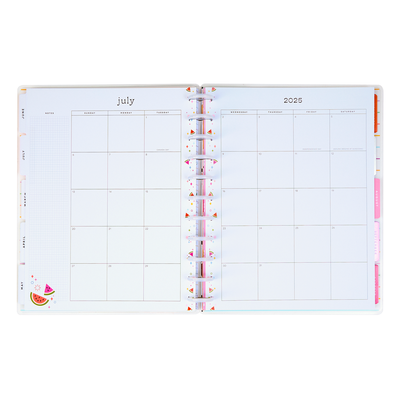 2025 Seasons of Joy Planner - Big Dashboard Layout - 12 Months