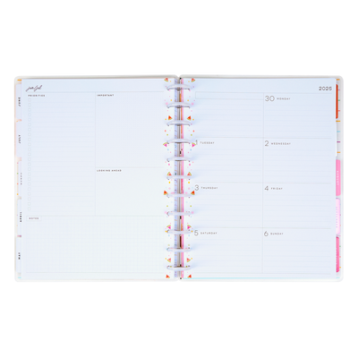 2025 Seasons of Joy Planner - Big Dashboard Layout - 12 Months