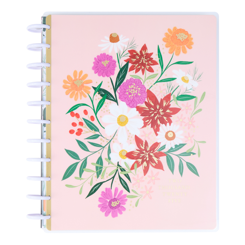 2025 Blooming Bouquet Planner - Big Checklist Layout - 12 Months