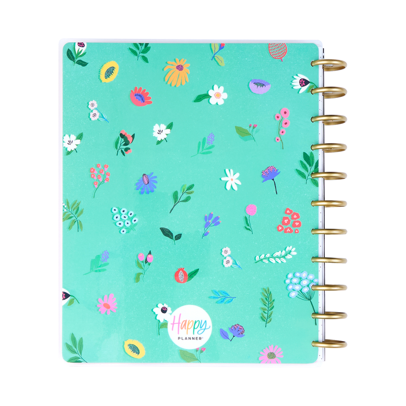 2025 Brilliant Blooms Planner - Big Vertical Layout - 12 Months