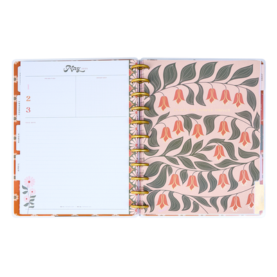 2025 Desert Rose Planner - Big Horizontal Layout - 12 Months