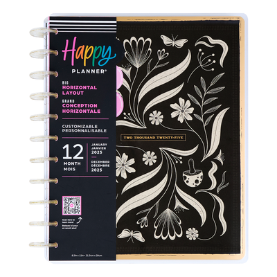 2025 Woodland Whispers Planner - Big Horizontal Layout - 12 Months