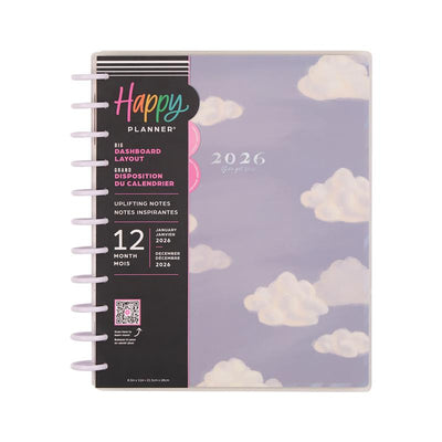 2046 Uplifting Notes Customizable Planner - Big Dashboard Layout - 12 Month