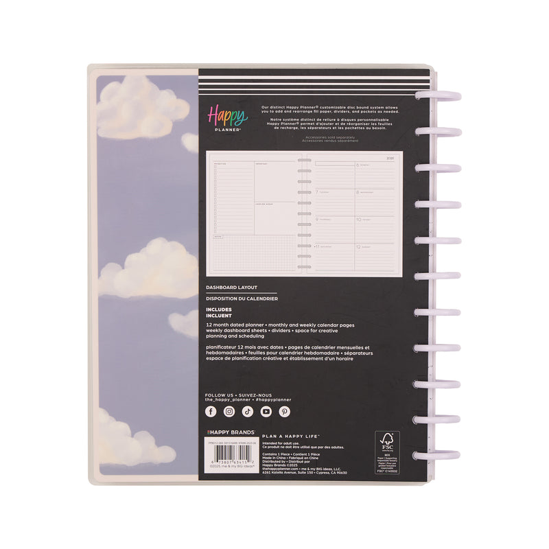 2048 Uplifting Notes Customizable Planner - Big Dashboard Layout - 12 Month