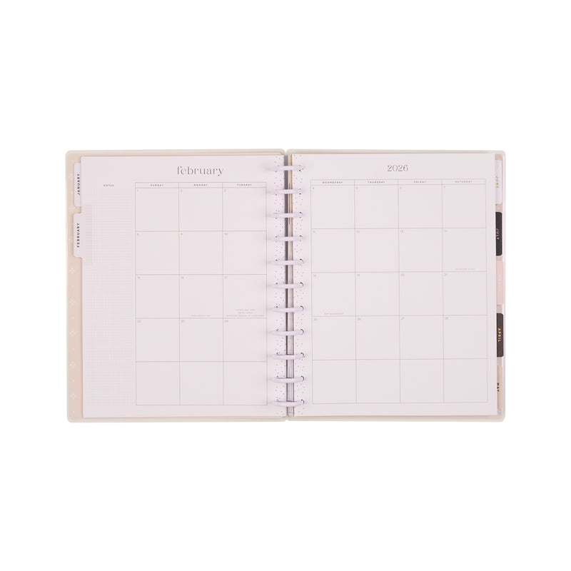 2041 Uplifting Notes Customizable Planner - Big Dashboard Layout - 12 Month