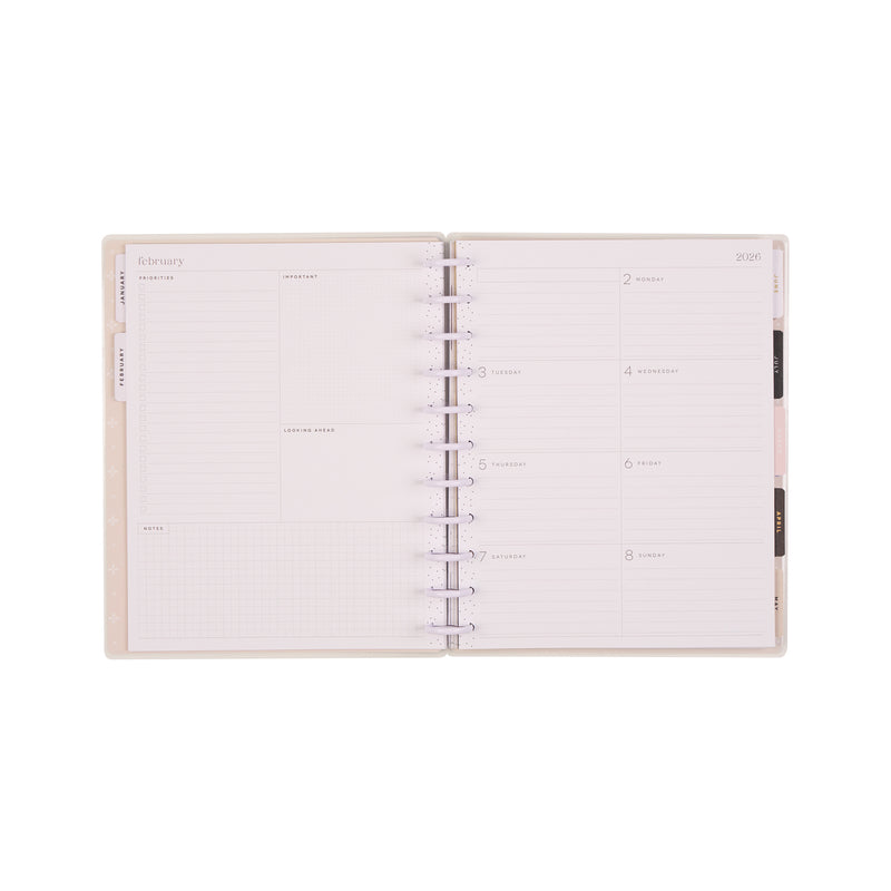 2042 Uplifting Notes Customizable Planner - Big Dashboard Layout - 12 Month