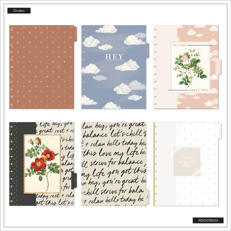 2044 Uplifting Notes Customizable Planner - Big Dashboard Layout - 12 Month