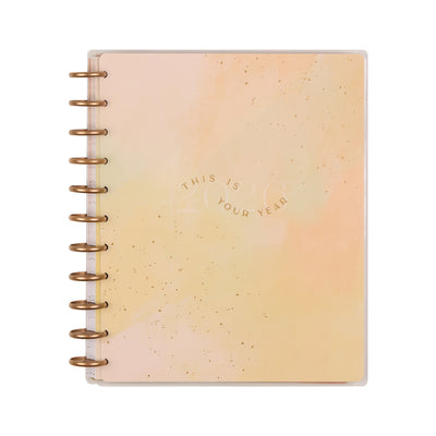 2026 Textured Canvas Customizable Planner - Big Vertical Layout - 12 Month