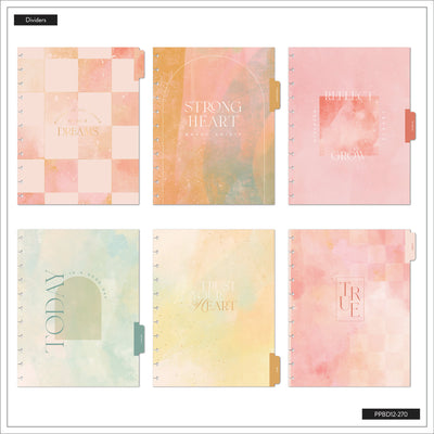 2039 Textured Canvas Customizable Planner - Big Vertical Layout - 12 Month