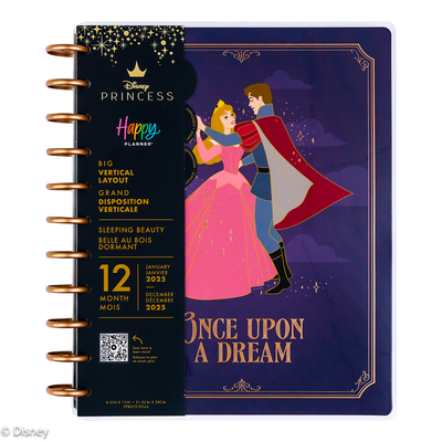 2025 Disney Sleeping Beauty 65th Anniversary Planner - Big Vertical Layout - 12 Months