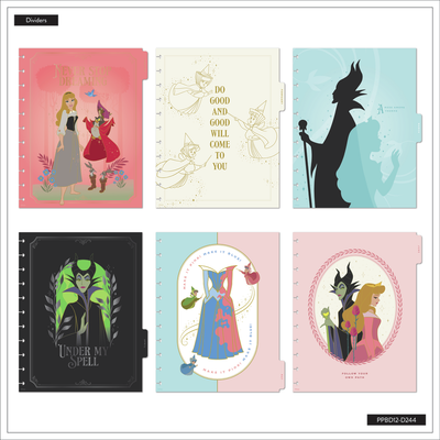 2025 Disney Sleeping Beauty 65th Anniversary Planner - Big Vertical Layout - 12 Months