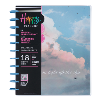 2024 Dreamscape Happy Planner - Big Vertical Hourly Layout - 18 Months