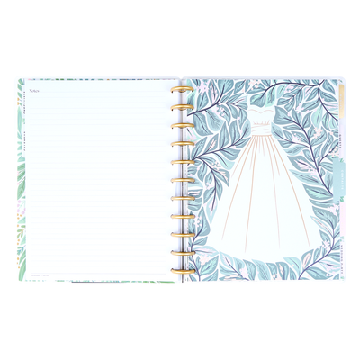 Undated Garden Wedding Planner - Big Wedding Layout - 12 Months