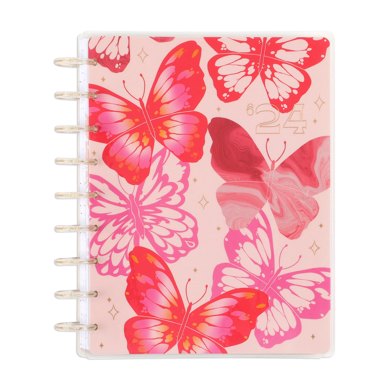2025 Butterfly Bliss Happy Planner Classic Horizontal Layout 12 Mo