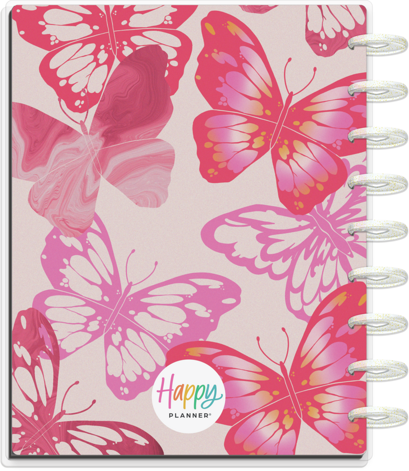 2024 Butterfly Bliss Happy Planner - Classic Horizontal Layout - 12 Months