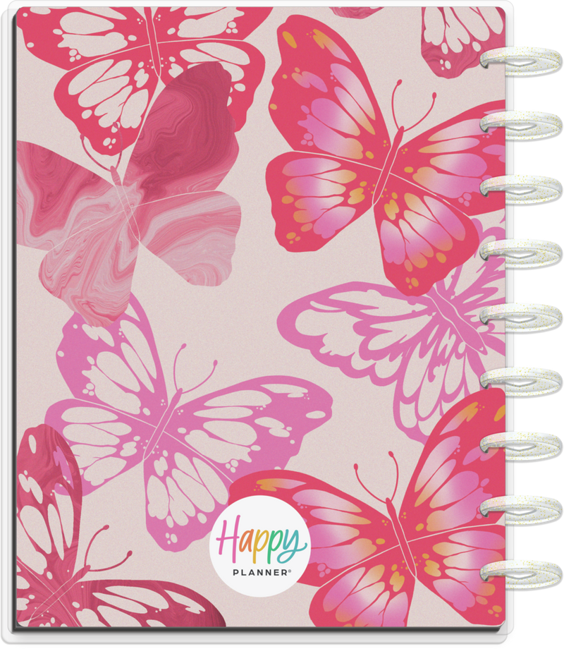 2025 Butterfly Bliss Happy Planner Classic Horizontal Layout 12 Mo
