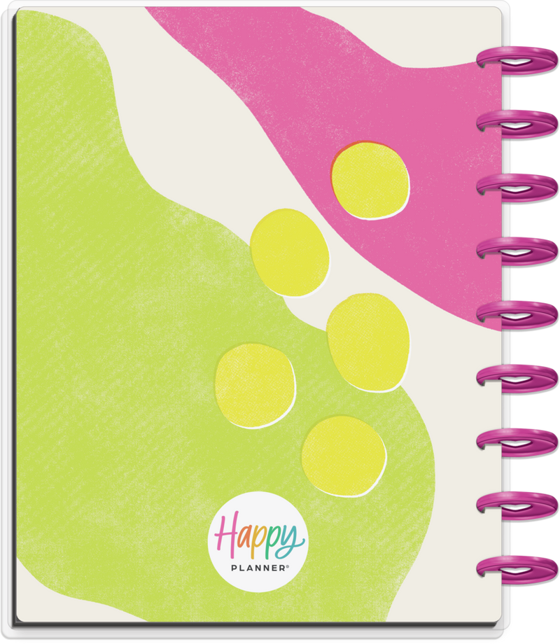 2024 Sunny Risograph Happy Planner - Classic Dashboard Layout - 12 Months