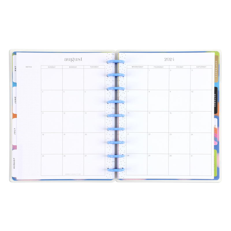 2024 Take Care of You Happy Planner - Classic Be Kind to Your Mind Layout - 12 Months