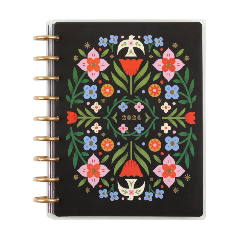 LOC 2024 Simply by Happy Planner 12-Month Planner, Classic- 7 x