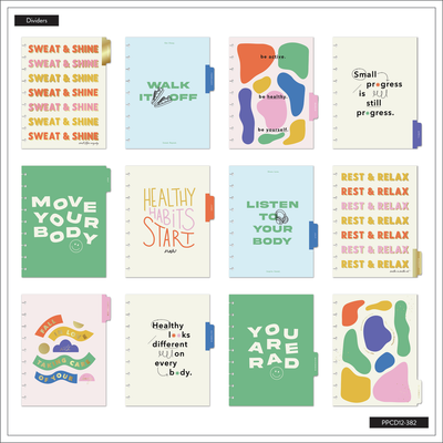 2024 Be Bold Fitness Happy Planner - Classic Fitness Layout - 12 Months