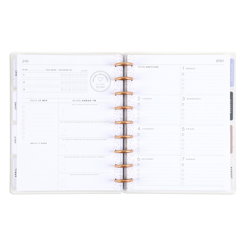 2024 Recovery Happy Planner - Classic Recovery Layout - 12 Months