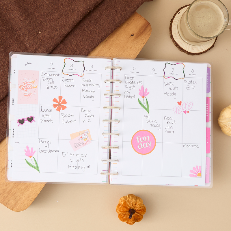 2025 Seasons of Joy Planner - Classic Vertical Layout - 12 Months