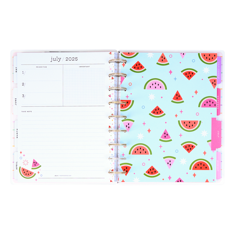 2025 Seasons of Joy Planner - Classic Vertical Layout - 12 Months