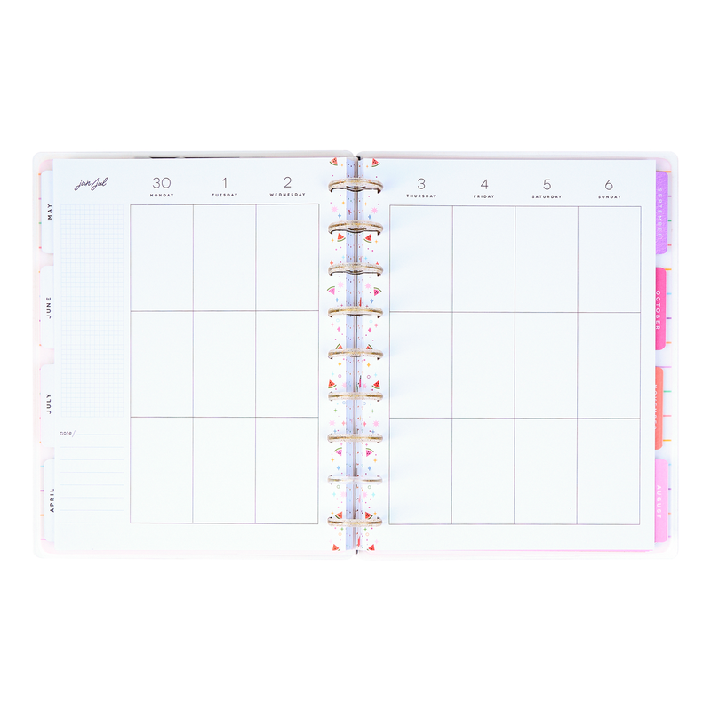 2025 Seasons of Joy Planner - Classic Vertical Layout - 12 Months