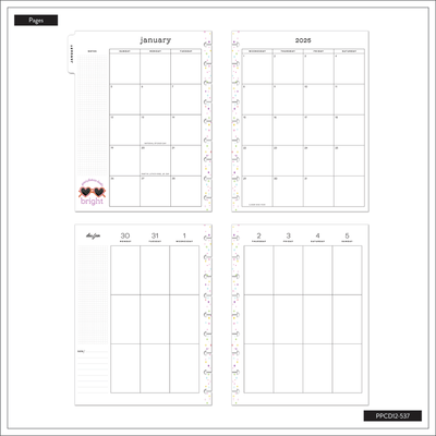 2025 Seasons of Joy Planner - Classic Vertical Layout - 12 Months