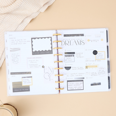 2025 Modern Impression Planner - Classic Dashboard Layout - 12 Months