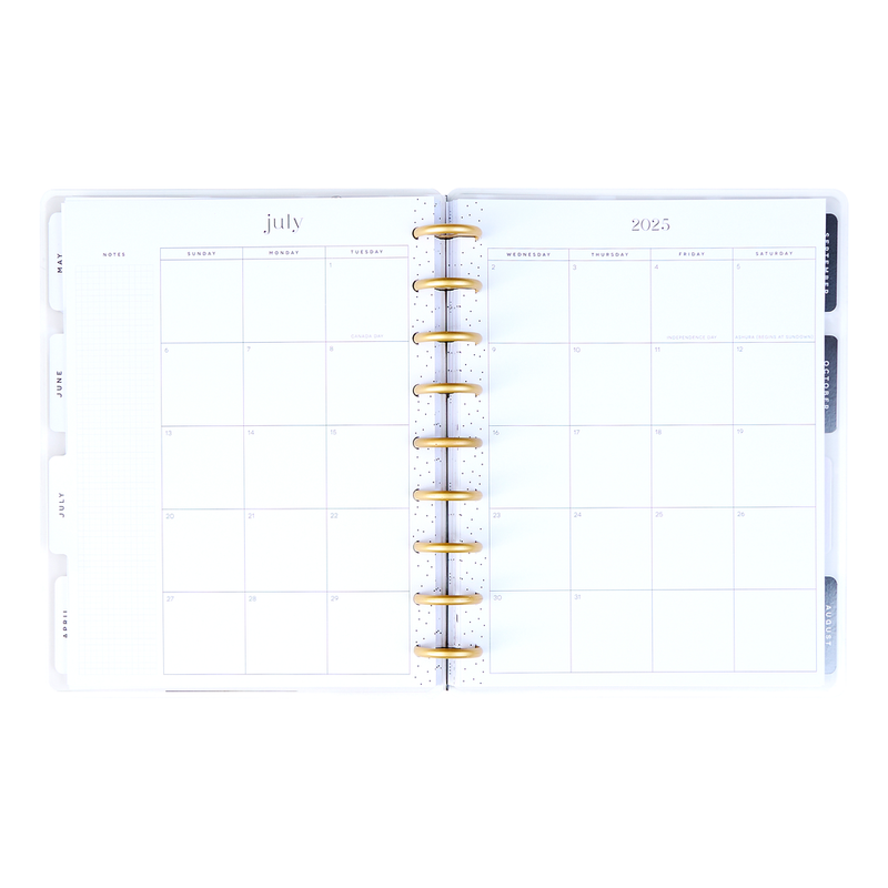 2025 Modern Impression Planner - Classic Dashboard Layout - 12 Months