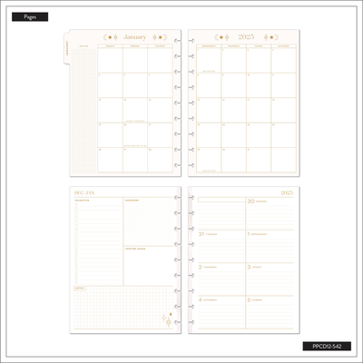 2025 Everyday Magic Planner - Classic Dashboard Layout - 12 Months