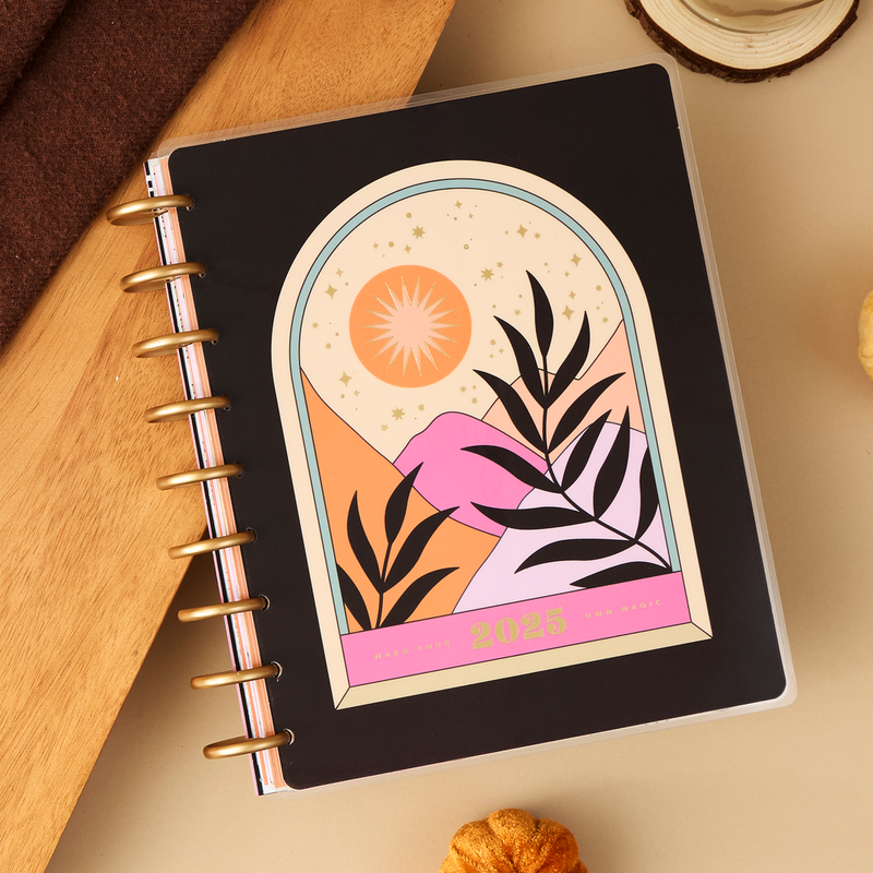 2025 Desert Mystic Planner - Classic Vertical Layout - 12 Months