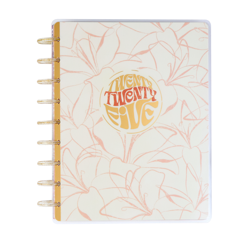 2025 Sunny Oasis Planner - Classic Vertical Layout - 12 Months