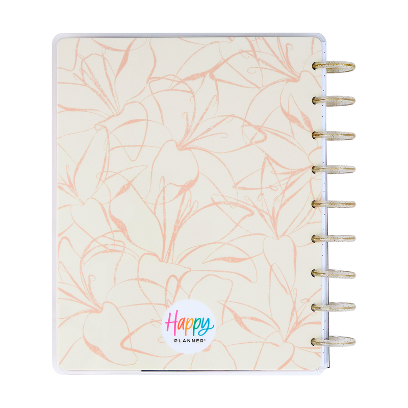 2025 Sunny Oasis Planner - Classic Vertical Layout - 12 Months