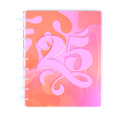 2025 Vivid Tropics Planner - Skinny Mini Horizontal Layout - 12 Months