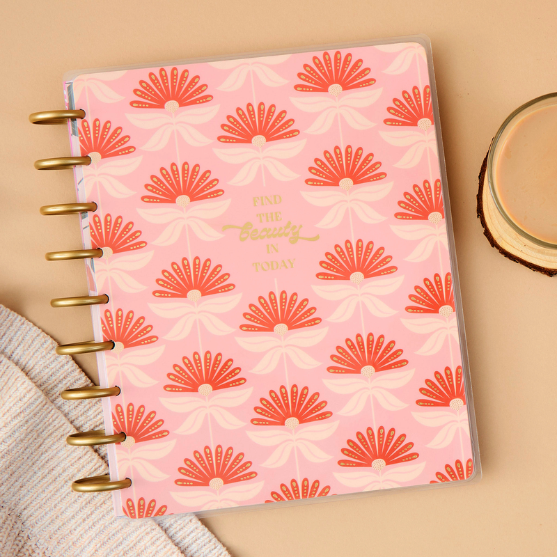 2025 Desert Rose Planner - Classic Horizontal Layout - 12 Months