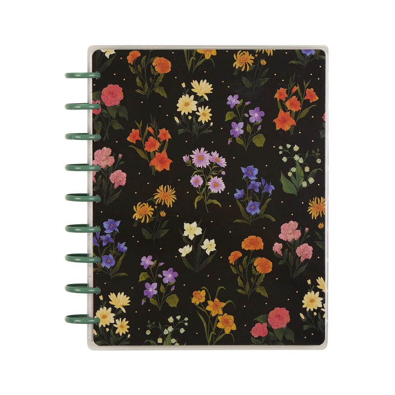 2026 Noir Garden Customizable Planner - Classic Horizontal Layout - 12 Month