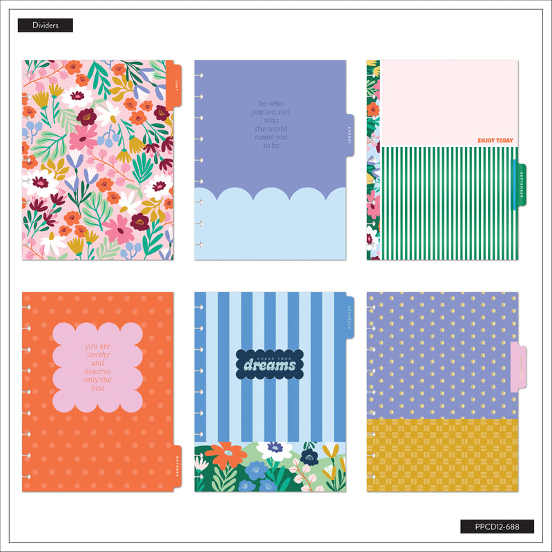 2026–2027 Color Beat Stripes Customizable Planner - Classic Horizontal ...