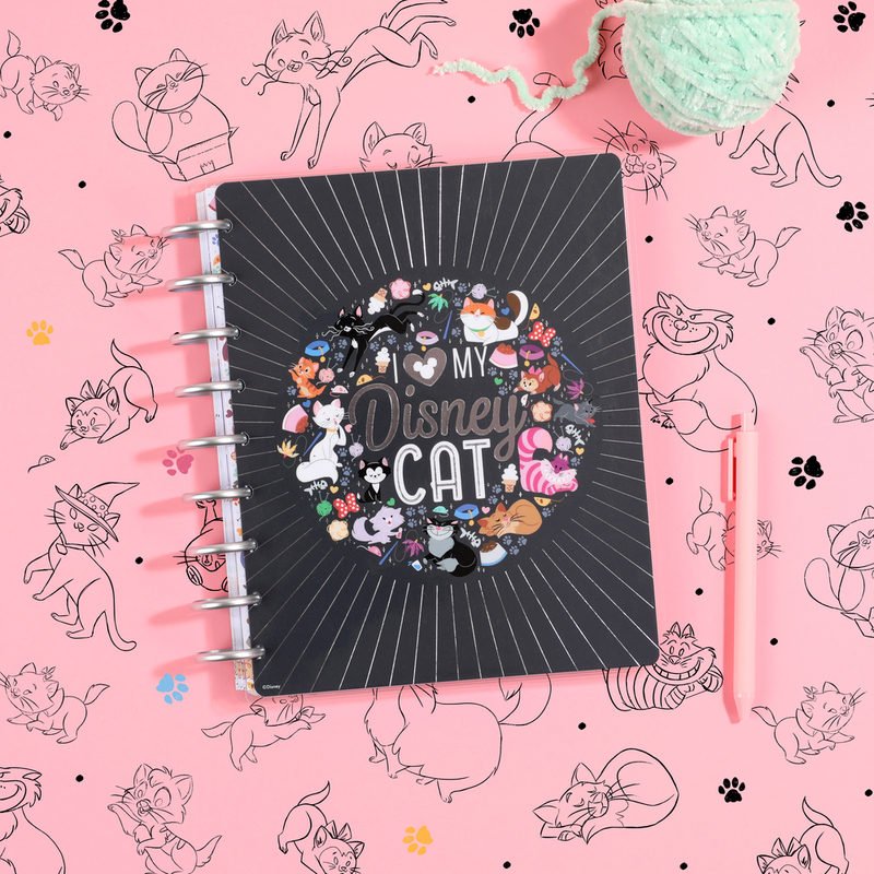2024 Disney Cats Happy Planner - Classic Vertical Layout - 12 Months
