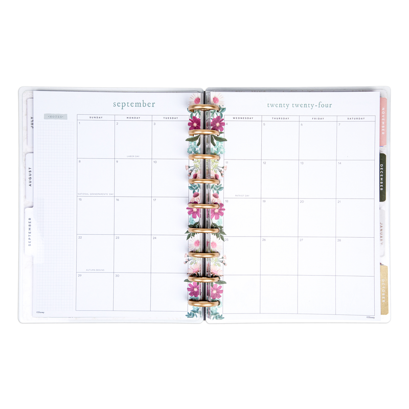 2024 Disney Bambi Springtime Happy Planner Classic Dashboard Layout