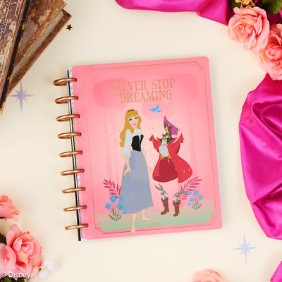 2025 Disney Sleeping Beauty 65th Anniversary Planner - Classic Dashboard Layout - 12 Months