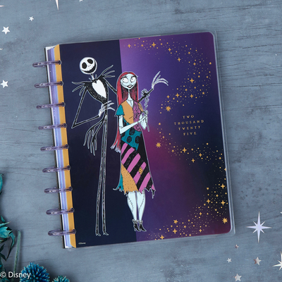 2025 Disney Tim Burton's The Nightmare Before Christmas Celestial Planner - Classic Vertical Layout - 12 Months