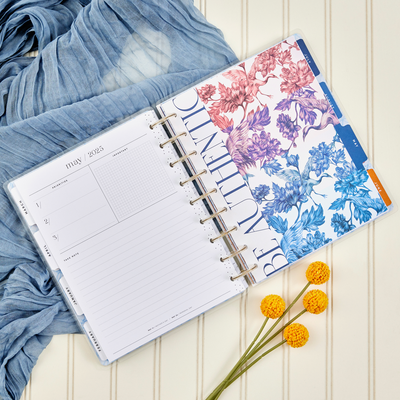 2024 Shibori Happy Planner - Classic Lined Vertical Layout - 18 Months