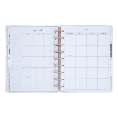 2024 Chintzcore Flowers bbalteschule - Classic Dashboard Layout - 18 Months